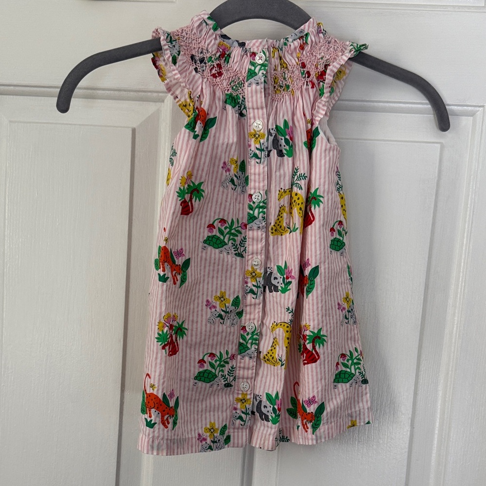 Baby Boden 12-18m Colorful Animal Print Kids Dress - Picture 2 of 6